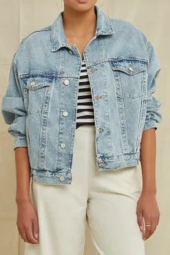 Denim|Clearance^Amour Vert AGOLDE Charli Denim Jacket Veer