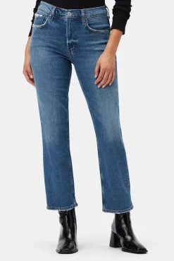 Denim|Pants^Amour Vert AGOLDE Kye Mid Rise Straight Crop Notions