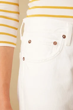 Denim|Pants^Amour Vert AGOLDE Parker Straight Crop Jean Milkshake