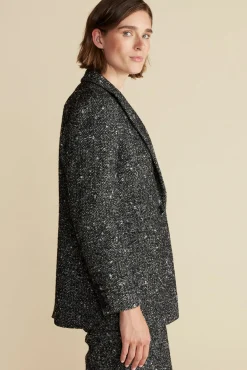 Jackets & Outerwear|Clearance^Amour Vert Alix Boyfriend Blazer BlackHerringbone