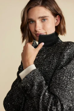 Jackets & Outerwear|Clearance^Amour Vert Alix Boyfriend Blazer BlackHerringbone