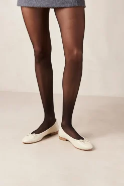 Shoes^Amour Vert Alohas Oriana Leather Ballet Flats Cream