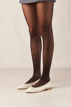 Shoes^Amour Vert Alohas Oriana Leather Ballet Flats Cream