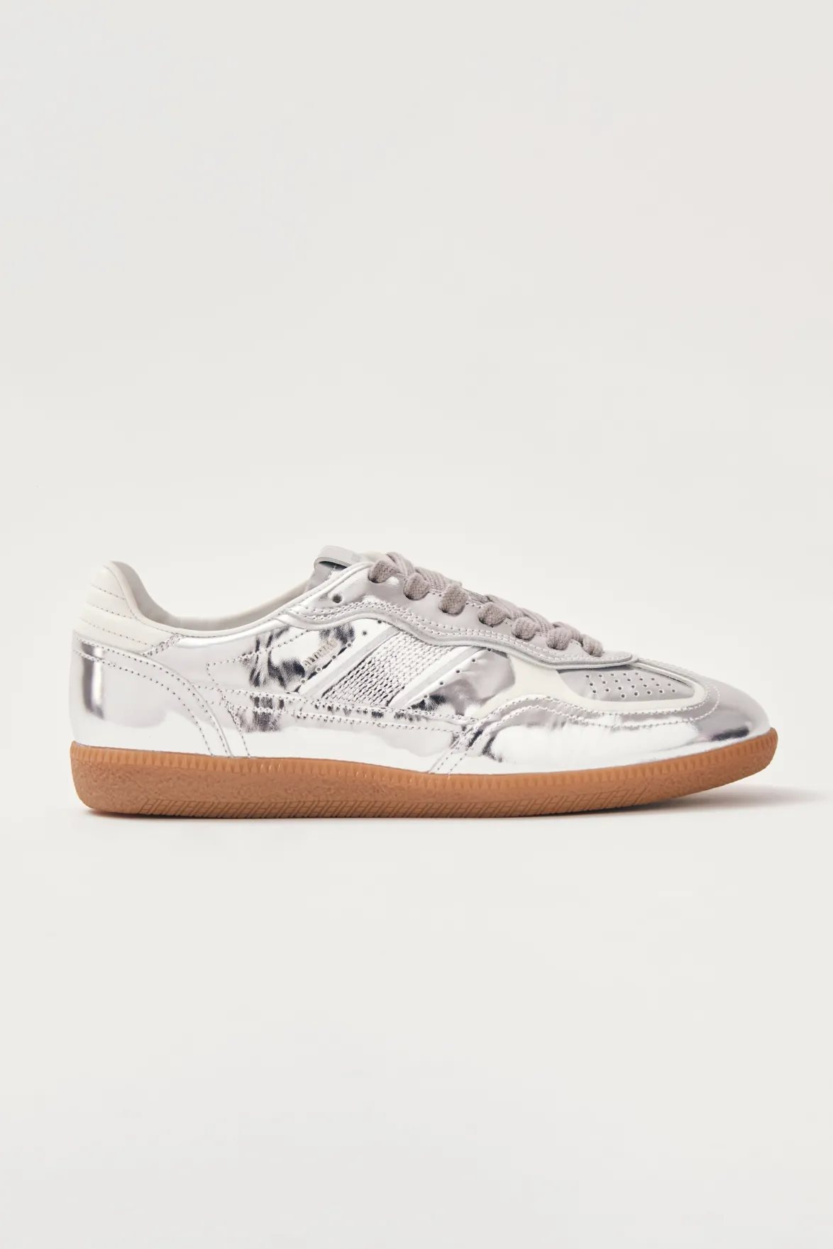 Shoes^Amour Vert Alohas Tb.490 Rife Leather Sneakers ShimmerSilver