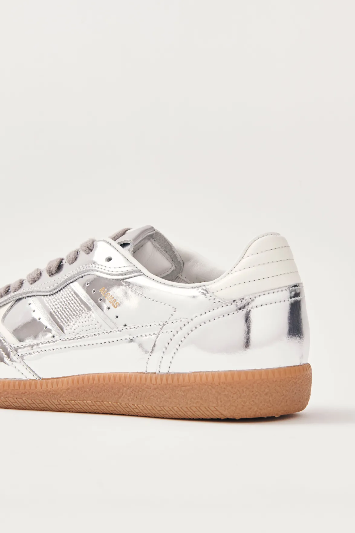 Shoes^Amour Vert Alohas Tb.490 Rife Leather Sneakers ShimmerSilver