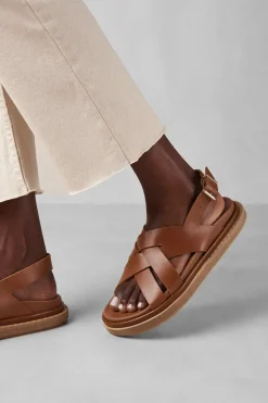 Shoes^Amour Vert Alohas Trunca Padded Sandal Tan