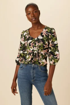 Tops^Amour Vert Annika Organic Cotton Blouse Lily