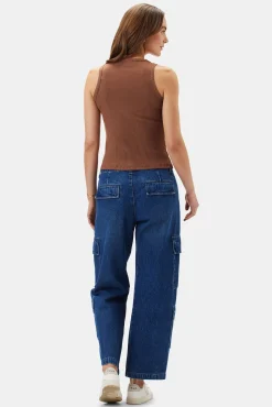 Tops|Clearance^Amour Vert Asmet Paris Rib Tank Cafe
