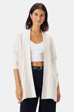 Sweaters & Cardigans|Clearance^Amour Vert Bailey Flaxen Eco Cardigan Oat