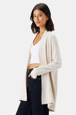 Sweaters & Cardigans|Clearance^Amour Vert Bailey Flaxen Eco Cardigan Oat