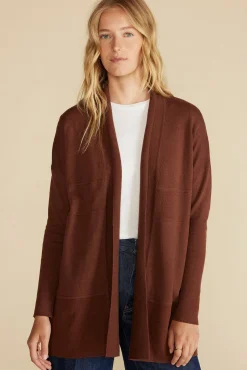 Sweaters & Cardigans|Clearance^Amour Vert Bailey Wool Sweater Coat EspressoBrown