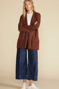 Sweaters & Cardigans|Clearance^Amour Vert Bailey Wool Sweater Coat EspressoBrown