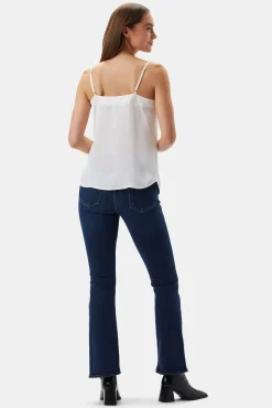 Tops|Clearance^Amour Vert Barlow Recycled Sateen Tank Ivory