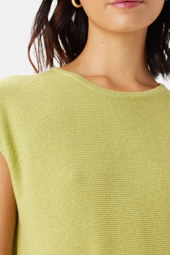 Tops|Clearance^Amour Vert Beline Knit Top LimeGreen
