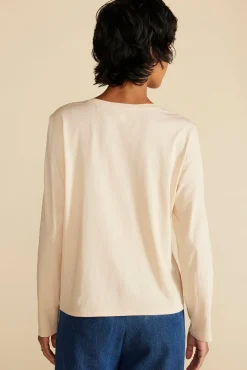 Tops|Tees^Amour Vert Berkeley Long Sleeve Tee SandBeige