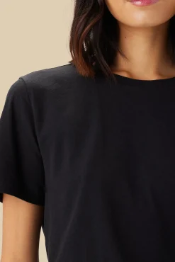 Tops|Tees^Amour Vert Berkeley Organic Cotton Tee Black