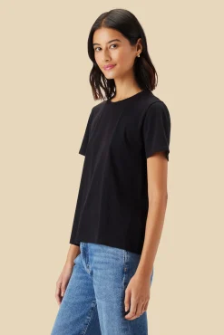 Tops|Tees^Amour Vert Berkeley Organic Cotton Tee Black