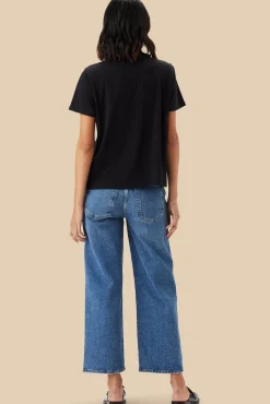 Tops|Tees^Amour Vert Berkeley Organic Cotton Tee Black