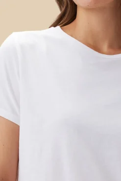 Tops|Tees^Amour Vert Berkeley Organic Cotton Tee White