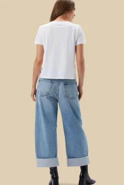 Tops|Tees^Amour Vert Berkeley Organic Cotton Tee White