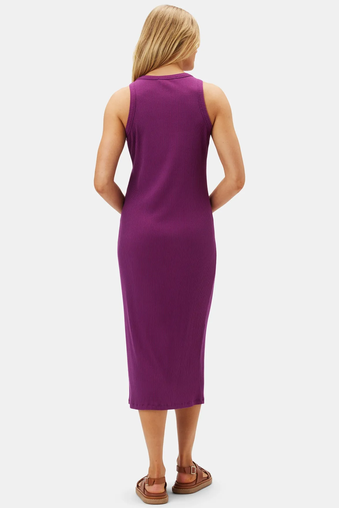Dresses|Clearance^Amour Vert Brantley Paris Rib Dress Mulberry
