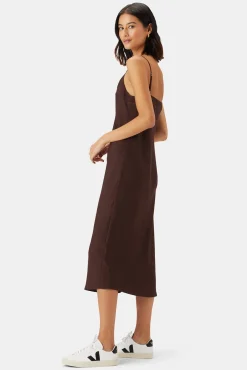 Dresses|Clearance^Amour Vert Briana Washable Silk Dress Espresso