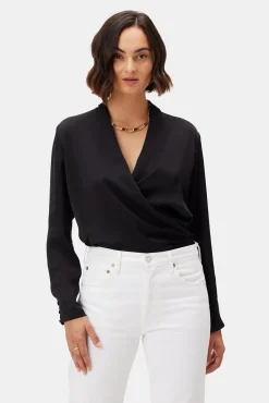Tops|Clearance^Amour Vert Calais Blouse Black