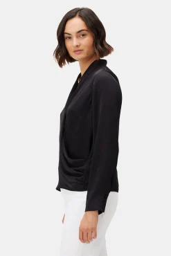 Tops|Clearance^Amour Vert Calais Blouse Black