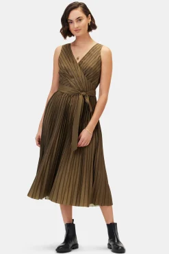 Dresses|Clearance^Amour Vert Cambria Dress BronzedOlive