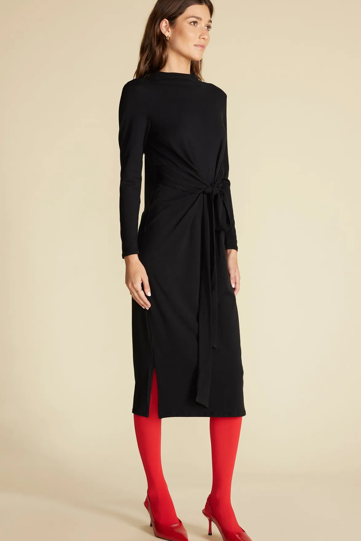Dresses|Clearance^Amour Vert Castile Reverie Knit Dress Black