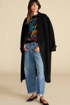 Sweaters & Cardigans^Amour Vert Cecile Cotton Jacquard Sweater Multi