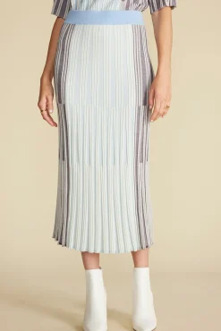 Skirts|Clearance^Amour Vert Cerise Knit Midi Skirt Multi
