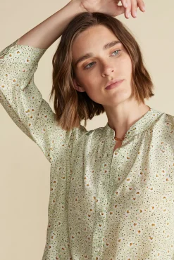Tops|Clearance^Amour Vert Charlotte Washable Silk Blouse JaneOpal