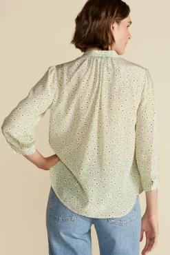 Tops|Clearance^Amour Vert Charlotte Washable Silk Blouse JaneOpal