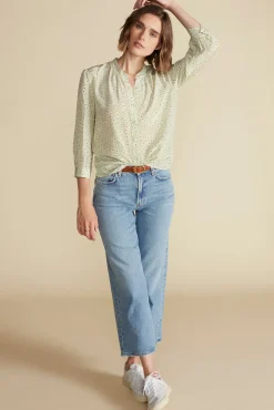 Tops|Clearance^Amour Vert Charlotte Washable Silk Blouse JaneOpal