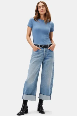 Pants|Denim^Amour Vert Citizens of Humanity Ayla Baggy Cuffed Crop Jean Gemini
