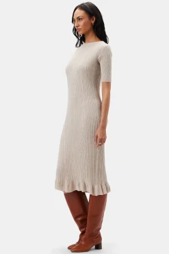 Dresses|Clearance^Amour Vert Claire Sweater Dress Oatmeal
