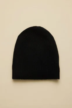 Scarves|Clearance^Amour Vert Colby Cashmere Beanie LicoriceBlack
