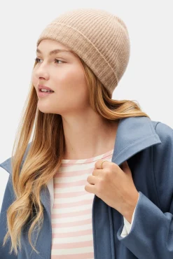 Scarves|Clearance^Amour Vert Colby Cashmere Beanie CafeAuLait