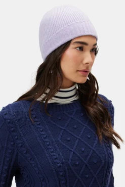 Scarves|Clearance^Amour Vert Colby Cashmere Beanie Wisteria