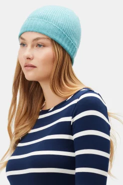 Scarves|Clearance^Amour Vert Colby Cashmere Beanie Aegean