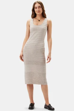Dresses|Clearance^Amour Vert Cora Flaxen Eco Dress Oatmeal