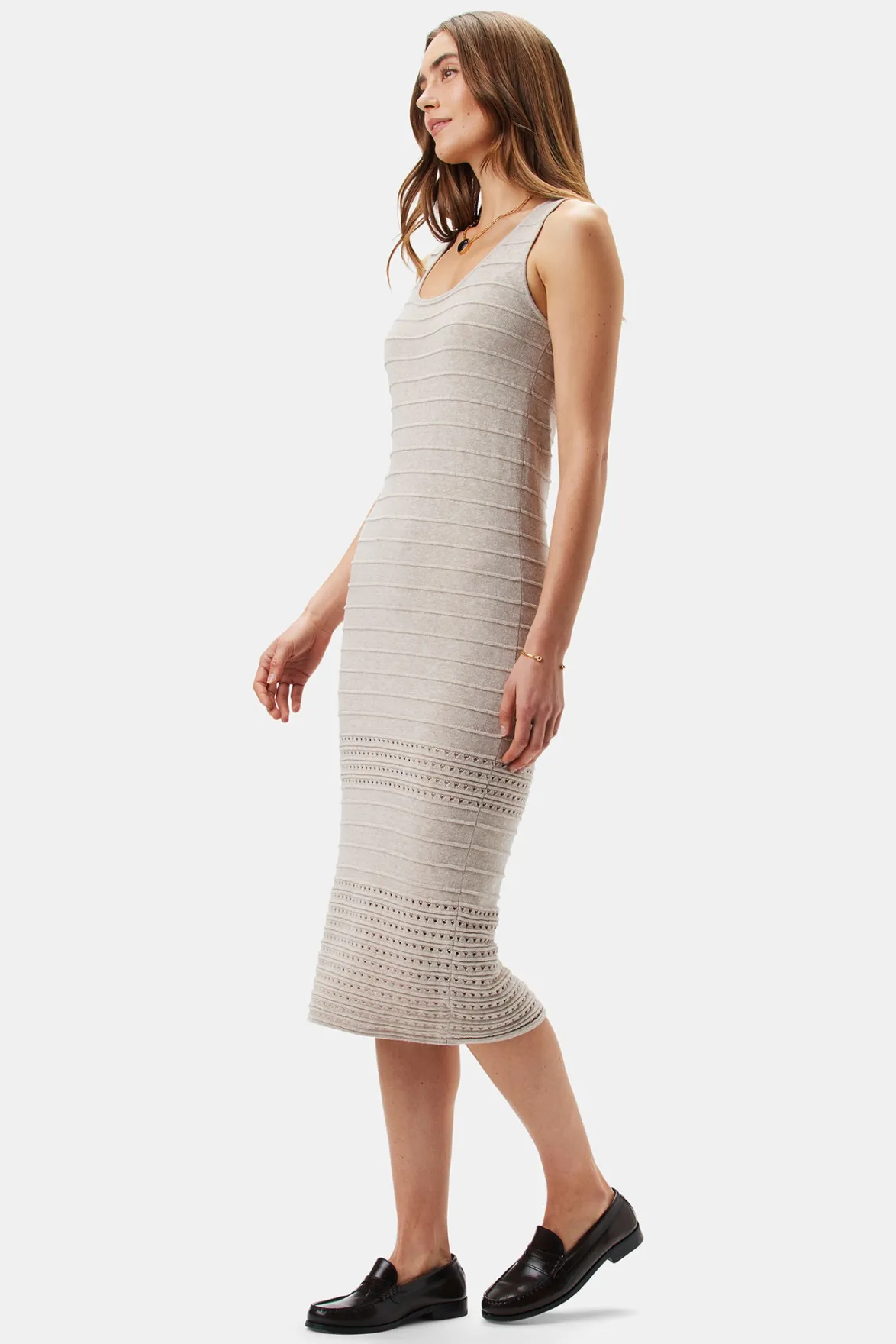 Dresses|Clearance^Amour Vert Cora Flaxen Eco Dress Oatmeal