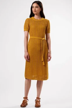 Dresses|Clearance^Amour Vert Crochet T Shirt Dress SoleilYellow