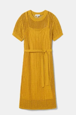 Dresses|Clearance^Amour Vert Crochet T Shirt Dress SoleilYellow