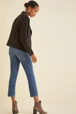 Clearance^Amour Vert Deadwood River Suede Jacket Black