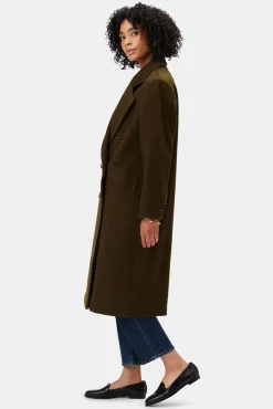 Jackets & Outerwear|Clearance^Amour Vert Double Breasted Car Coat Olive
