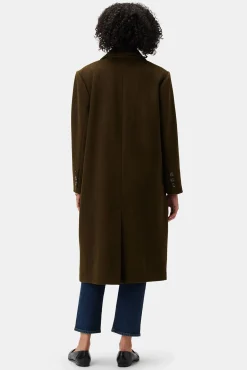 Jackets & Outerwear|Clearance^Amour Vert Double Breasted Car Coat Olive