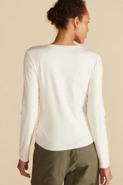 Tops|Clearance^Amour Vert Elise Bamboo Knit Top Ivory
