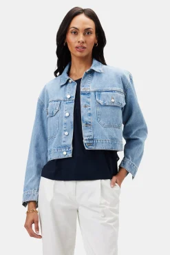 Jackets & Outerwear|Denim^Amour Vert ETICA River Crop Jacket Arcadia